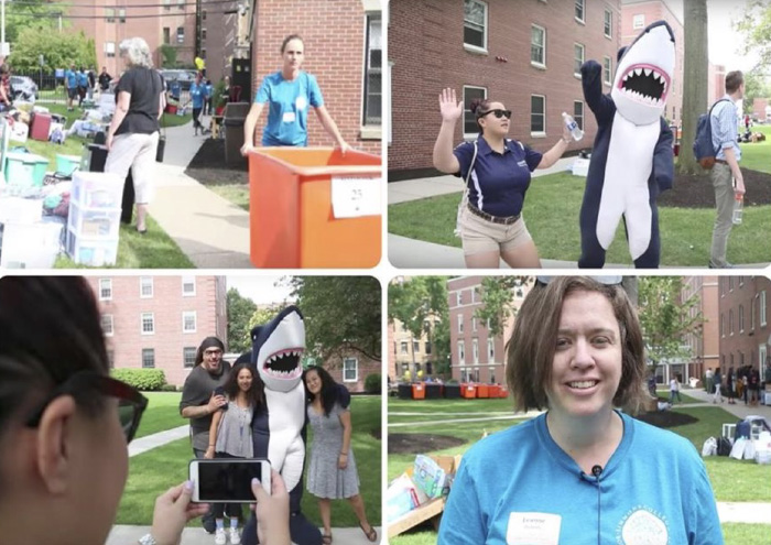 Photos of Street Team on Move-In Day